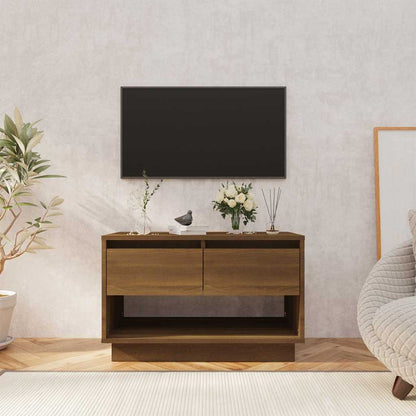 vidaXL TV Cabinet Brown Oak 70x41x44 cm Engineered Wood