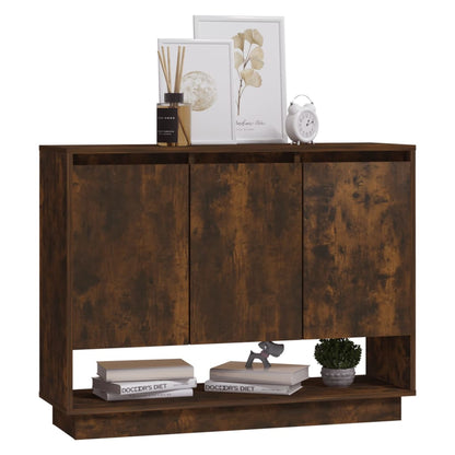 vidaXL Sideboard | Smoked oak | Engineered wood | Medium | Sideboard