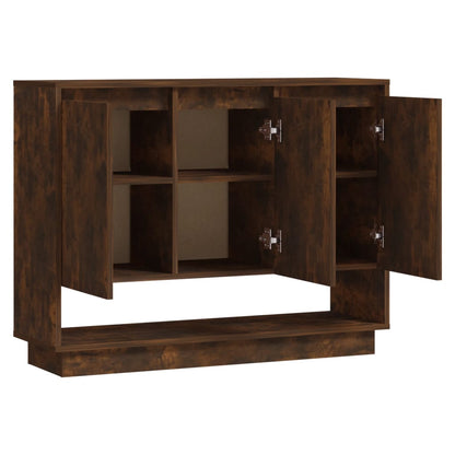 vidaXL Sideboard | Smoked oak | Engineered wood | Medium | Sideboard