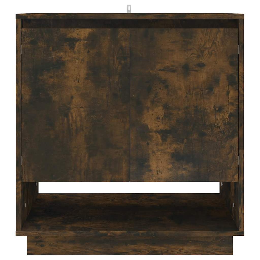 812990 vidaXL Sideboard Smoked Oak 70x41x75 cm Engineered Wood