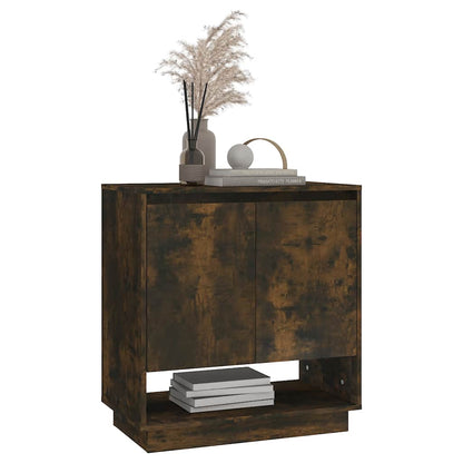 812990 vidaXL Sideboard Smoked Oak 70x41x75 cm Engineered Wood