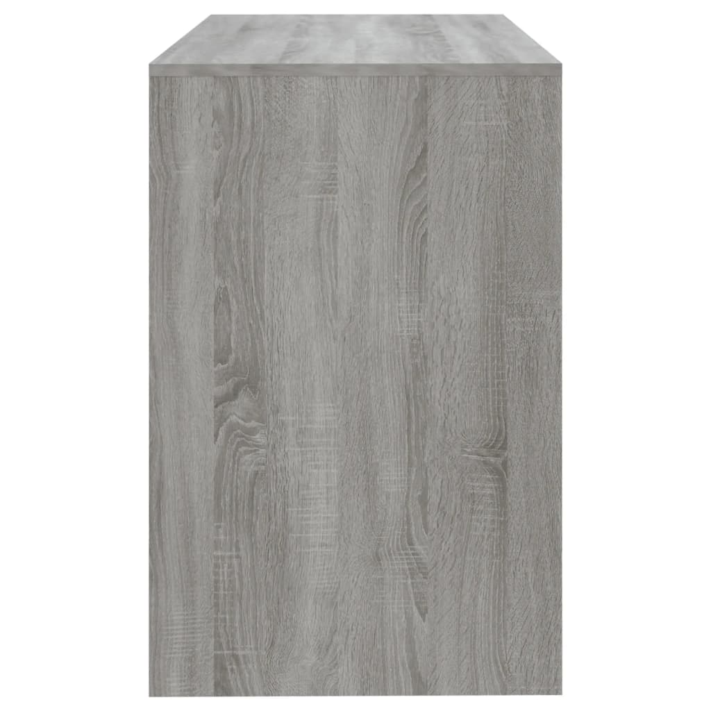 vidaXL Desk Grey Sonoma 101x50x76.5 cm Engineered Wood