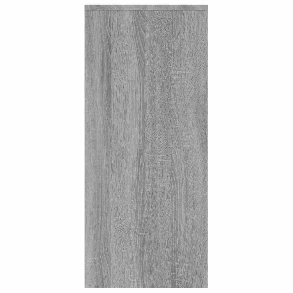 vidaXL Sideboard Grey Sonoma 102x33x75 cm Engineered Wood