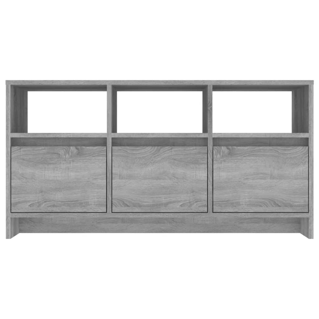 vidaXL TV Cabinet Grey Sonoma 102x37.5x52.5 cm Engineered Wood