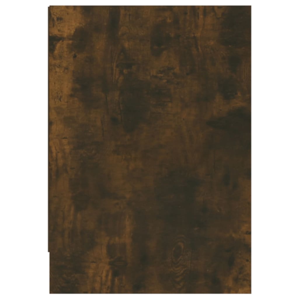 vidaXL TV Cabinet Smoked Oak 146.5x35x50 cm Engineered Wood