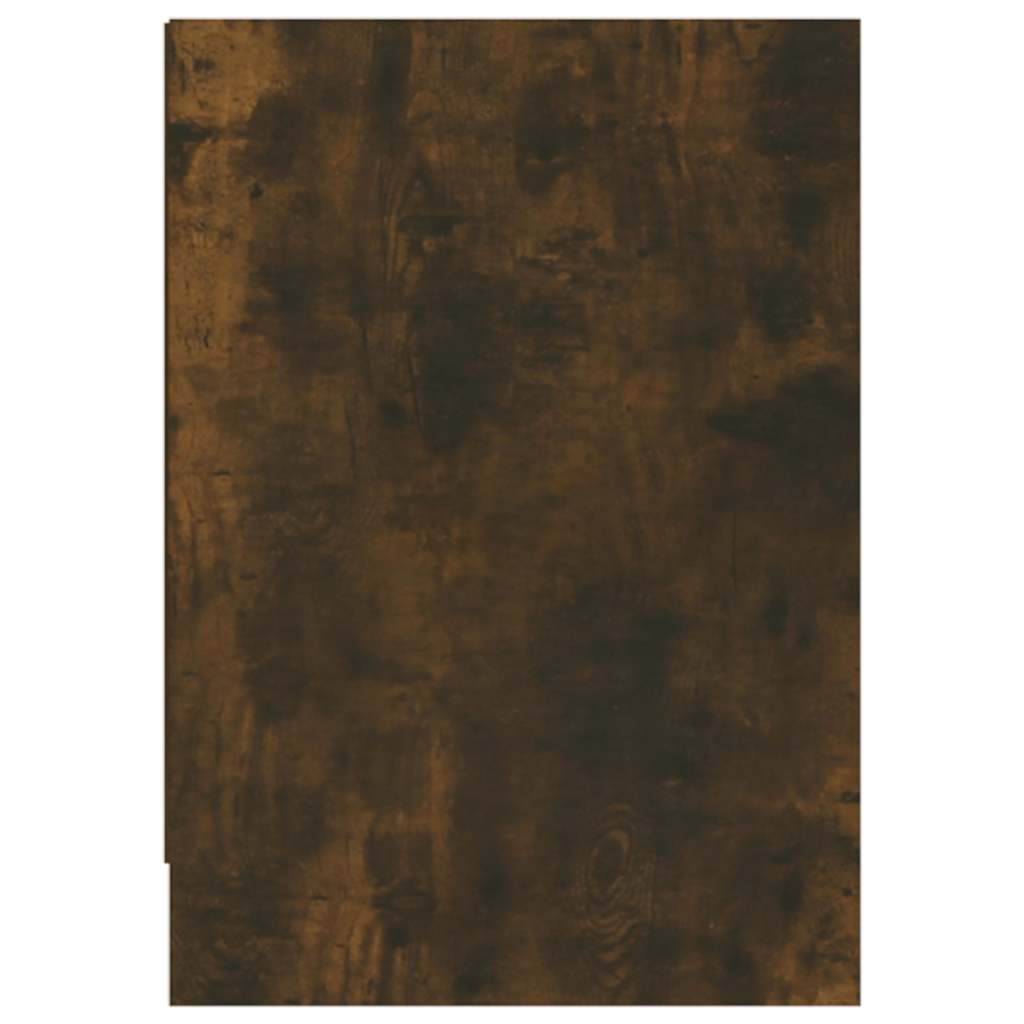 vidaXL TV Cabinet Smoked Oak 146,5x35x50 cm Engineered Wood