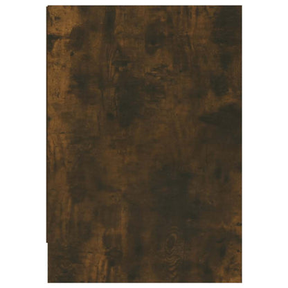 vidaXL TV Cabinet Smoked Oak 146,5x35x50 cm Engineered Wood