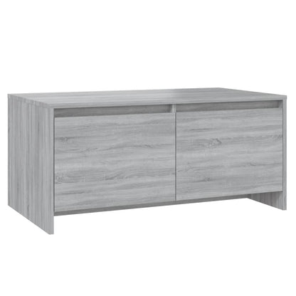 vidaXL Coffee Table Grey Sonoma 90x50x41.5 cm Engineered Wood