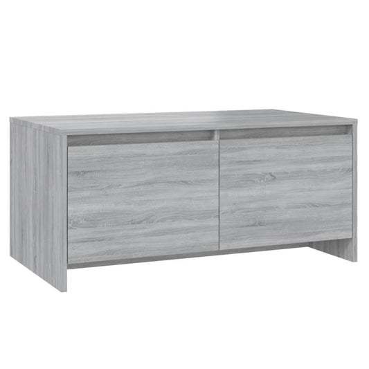 vidaXL Coffee Table Grey Sonoma 90x50x41.5 cm Engineered Wood