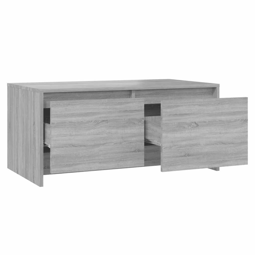 813030 vidaXL Coffee Table Grey Sonoma 90x50x41,5 cm Engineered Wood
