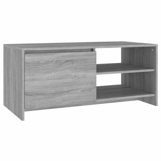 vidaXL Coffee Table Grey Sonoma 102x50x45 cm Engineered Wood