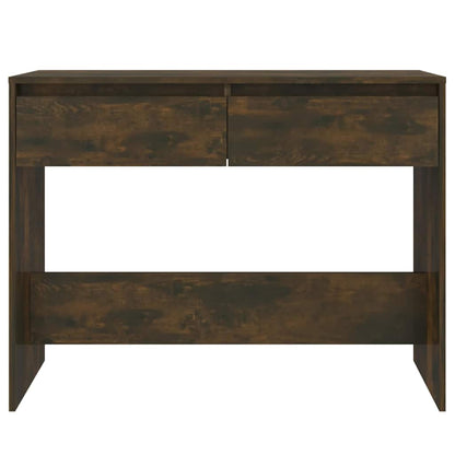 vidaXL Console Table Smoked Oak 100x35x76,5 cm Engineered Wood