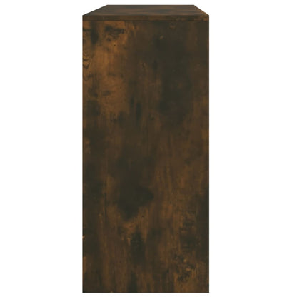 vidaXL Console Table Smoked Oak 100x35x76.5 cm Engineered Wood