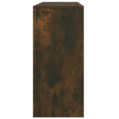 vidaXL Console Table Smoked Oak 100x35x76,5 cm Engineered Wood