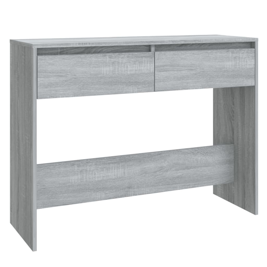 vidaXL Console Table Grey Sonoma 100x35x76.5 cm Engineered Wood