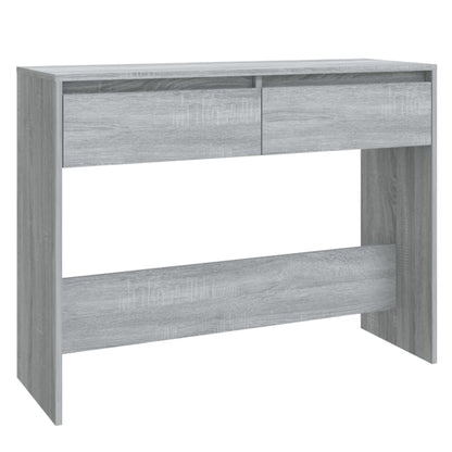 vidaXL Console Table Grey Sonoma 100x35x76.5 cm Engineered Wood