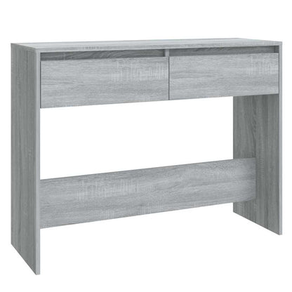 vidaXL Console Table Grey Sonoma 100x35x76,5 cm Engineered Wood