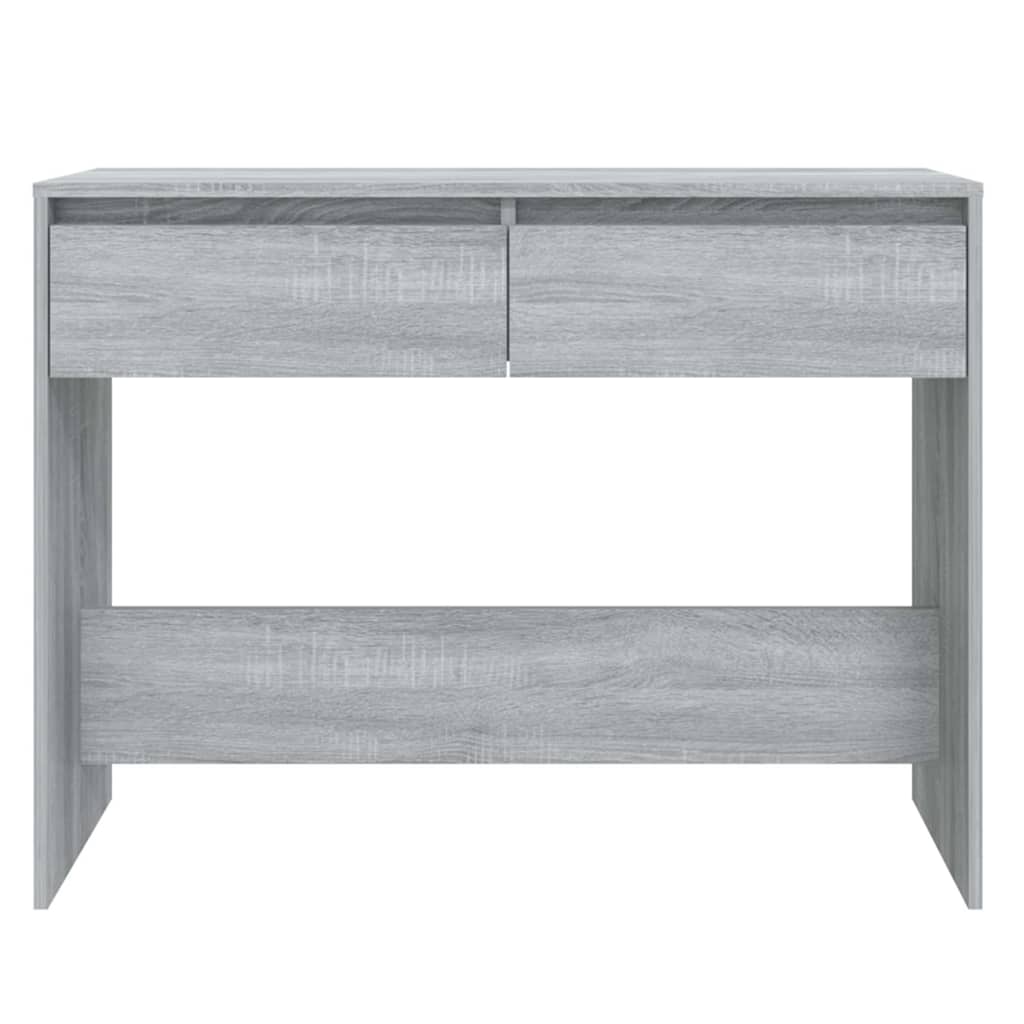 vidaXL Console Table Grey Sonoma 100x35x76,5 cm Engineered Wood