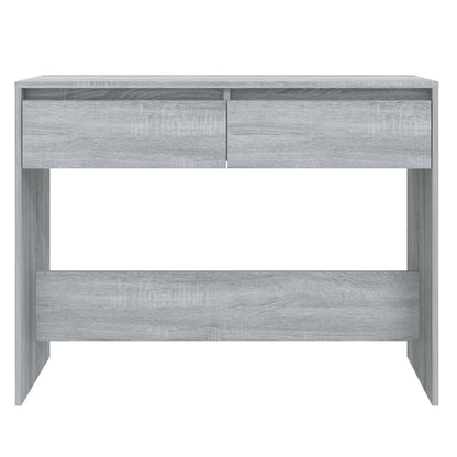 vidaXL Console Table Grey Sonoma 100x35x76,5 cm Engineered Wood