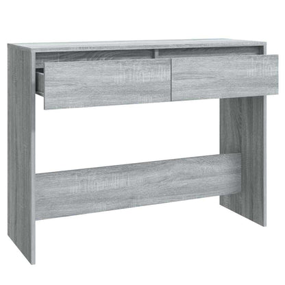vidaXL Console Table Grey Sonoma 100x35x76,5 cm Engineered Wood