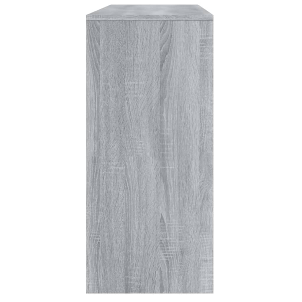 vidaXL Console Table Grey Sonoma 100x35x76.5 cm Engineered Wood