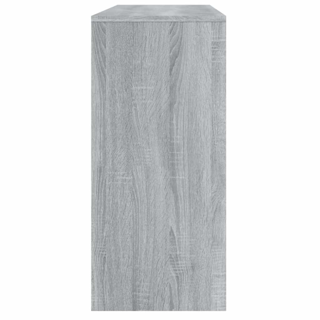 vidaXL Console Table Grey Sonoma 100x35x76,5 cm Engineered Wood