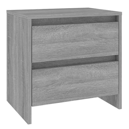 813040 vidaXL Bedside Cabinet Grey Sonoma 45x34,5x44,5 cm Engineered Wood