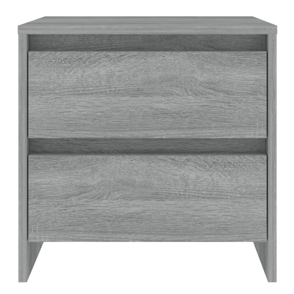 vidaXL Bedside Cabinet Grey Sonoma 45x34.5x44.5 cm Engineered Wood