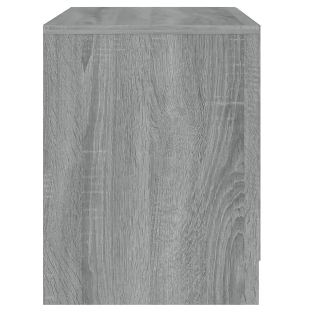vidaXL Bedside Cabinet Grey Sonoma 45x34.5x44.5 cm Engineered Wood