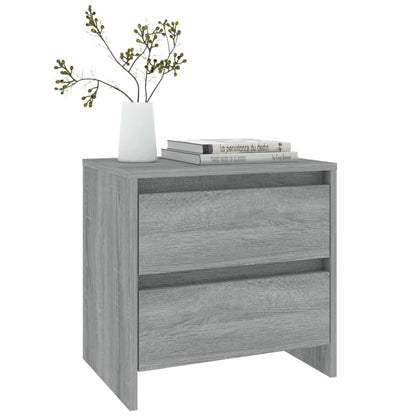 vidaXL Bedside Cabinet Grey Sonoma 45x34.5x44.5 cm Engineered Wood