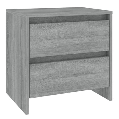 vidaXL Bedside Cabinets 2 pcs Grey Sonoma 45x34.5x44.5 cm Engineered Wood