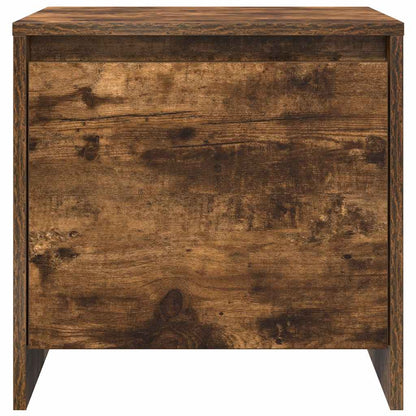 vidaXL Bedside Cabinet Smoked Oak 45x34x44.5 cm Engineered Wood