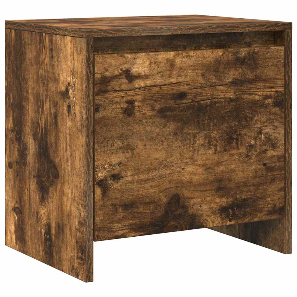 vidaXL Bedside Cabinets 2 pcs Smoked Oak 45x34x44,5 cm Engineered Wood