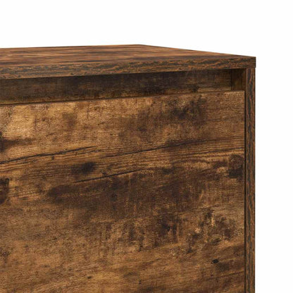 vidaXL Bedside Cabinets 2 pcs Smoked Oak 45x34x44,5 cm Engineered Wood