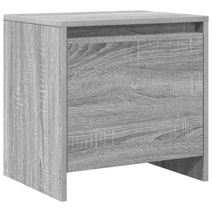 vidaXL Bedside Cabinet Grey Sonoma 45x34x44,5 cm Engineered Wood