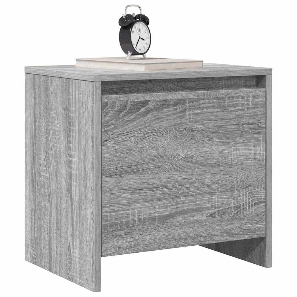 vidaXL Bedside Cabinet Grey Sonoma 45x34x44,5 cm Engineered Wood