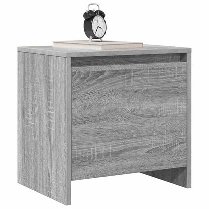 vidaXL Bedside Cabinet Grey Sonoma 45x34x44,5 cm Engineered Wood