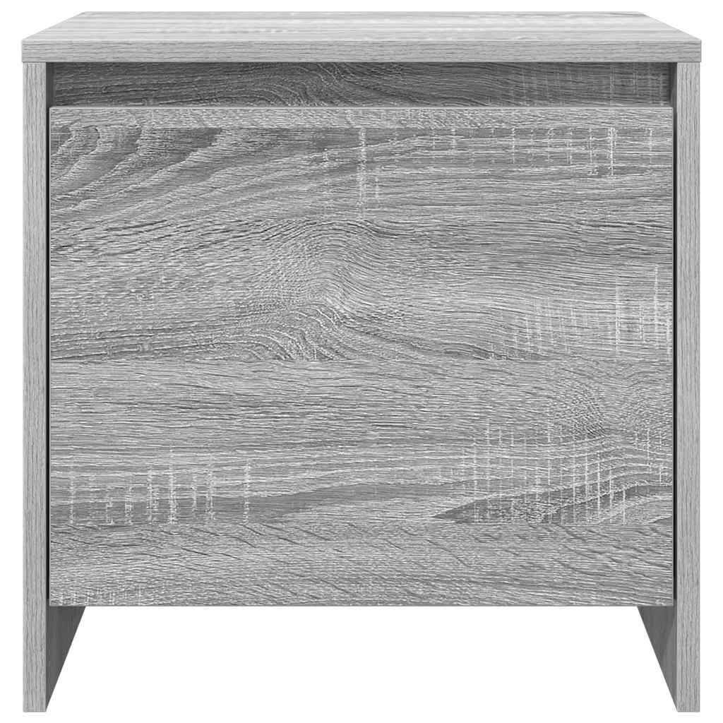 vidaXL Bedside Cabinet Grey Sonoma 45x34x44,5 cm Engineered Wood