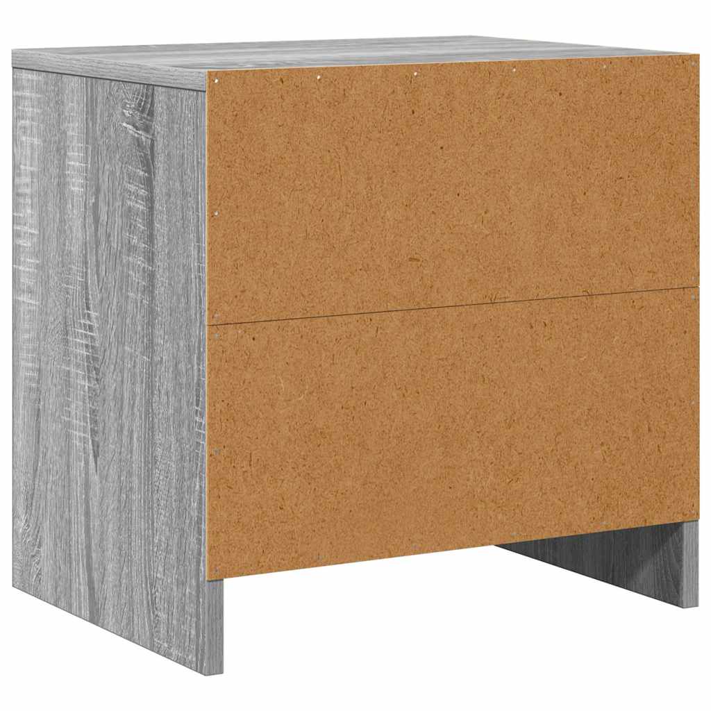vidaXL Bedside Cabinet Grey Sonoma 45x34x44,5 cm Engineered Wood