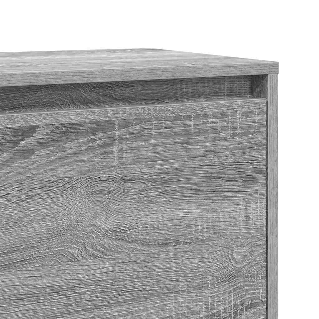 vidaXL Bedside Cabinet Grey Sonoma 45x34x44,5 cm Engineered Wood