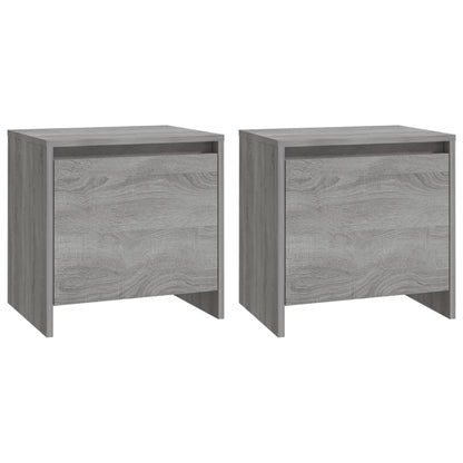 vidaXL Bedside Cabinets 2 pcs Grey Sonoma 45x34x44.5 cm Engineered Wood