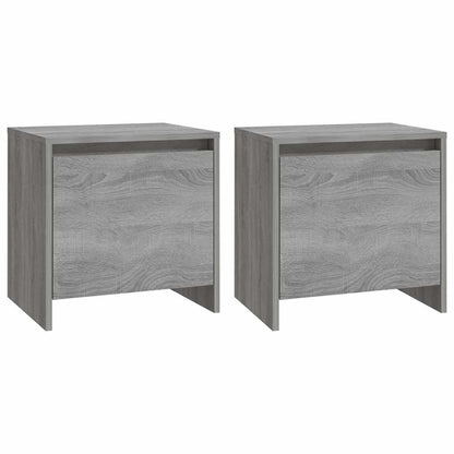 vidaXL Bedside Cabinets 2 pcs Grey Sonoma 45x34x44.5cm Engineered Wood