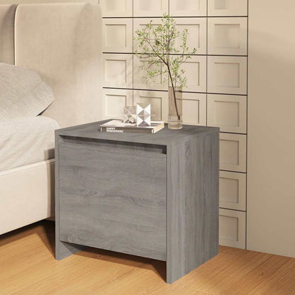 vidaXL Bedside Cabinets 2 pcs Grey Sonoma 45x34x44.5cm Engineered Wood