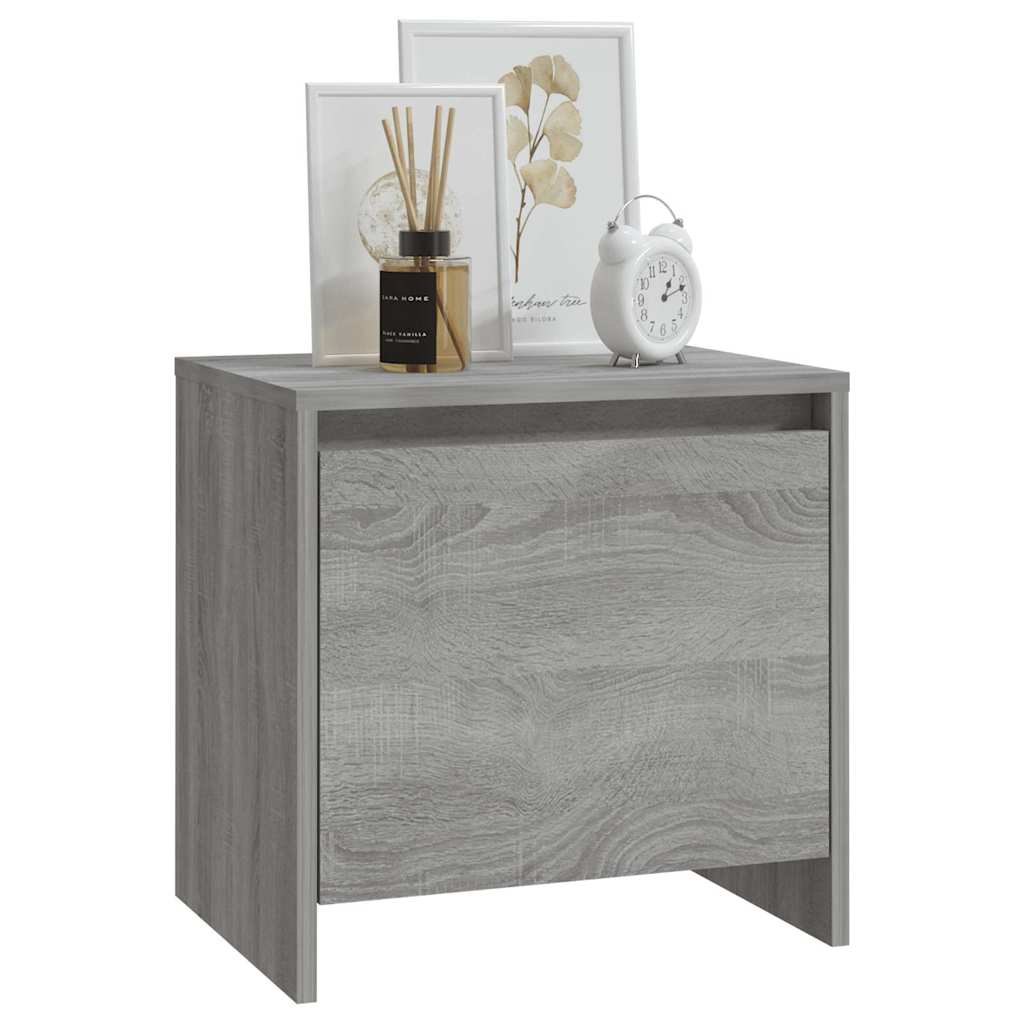 vidaXL Bedside Cabinets 2 pcs Grey Sonoma 45x34x44.5cm Engineered Wood