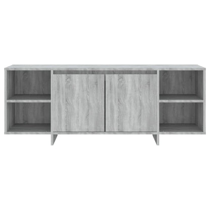 vidaXL TV Cabinet Grey Sonoma 130x35x50 cm Engineered Wood