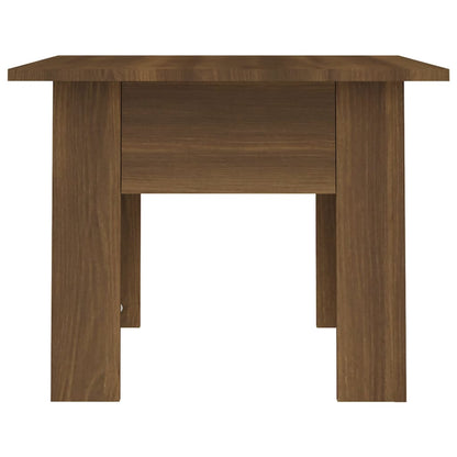 vidaXL Coffee Table Brown Oak 55x55x42 cm Engineered Wood