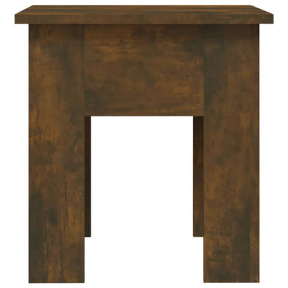 vidaXL Coffee Table Smoked Oak 40x40x42 cm Engineered Wood