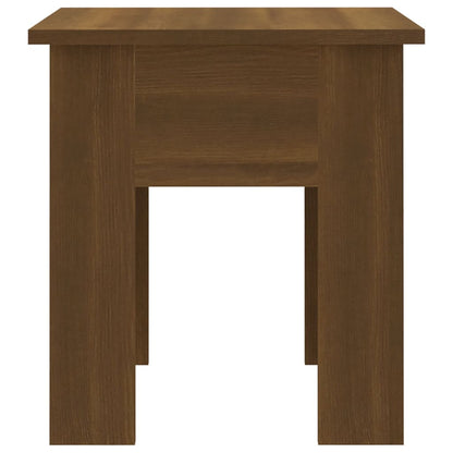 vidaXL Coffee Table Brown Oak 40x40x42 cm Engineered Wood