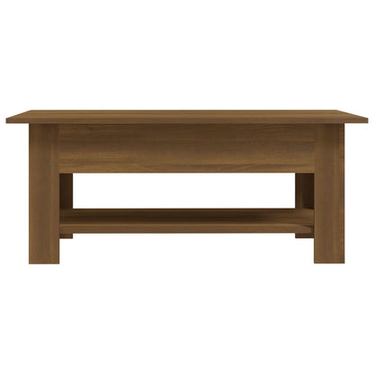 vidaXL Coffee Table Brown Oak 102x55x42 cm Engineered Wood