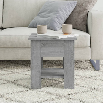 vidaXL Coffee Table Grey Sonoma 40x40x42 cm Engineered wood